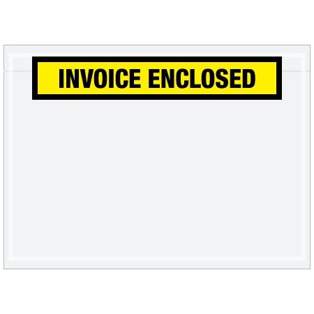 Bsc Preferred 7-1/2 x 5-1/2'' Yellow ''Invoice Enclosed'' Envelopes, 1000PK BUY00027159